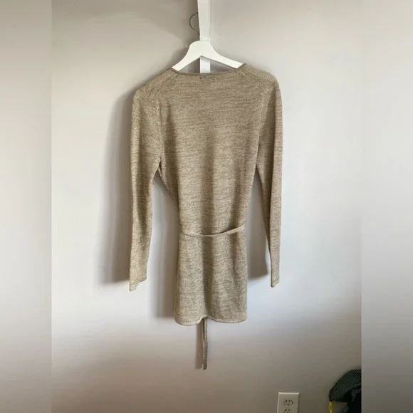 Massimo Dutti Tan Gold Knit Sweater - Picture 3 of 4